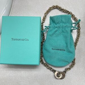 Tiffany interlocking circle sterling silver